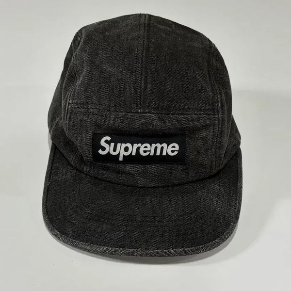 [BUNJANG] Supreme Denim Camp Cap Black / 슈프림(Supreme) 데님 캠프캡 블랙