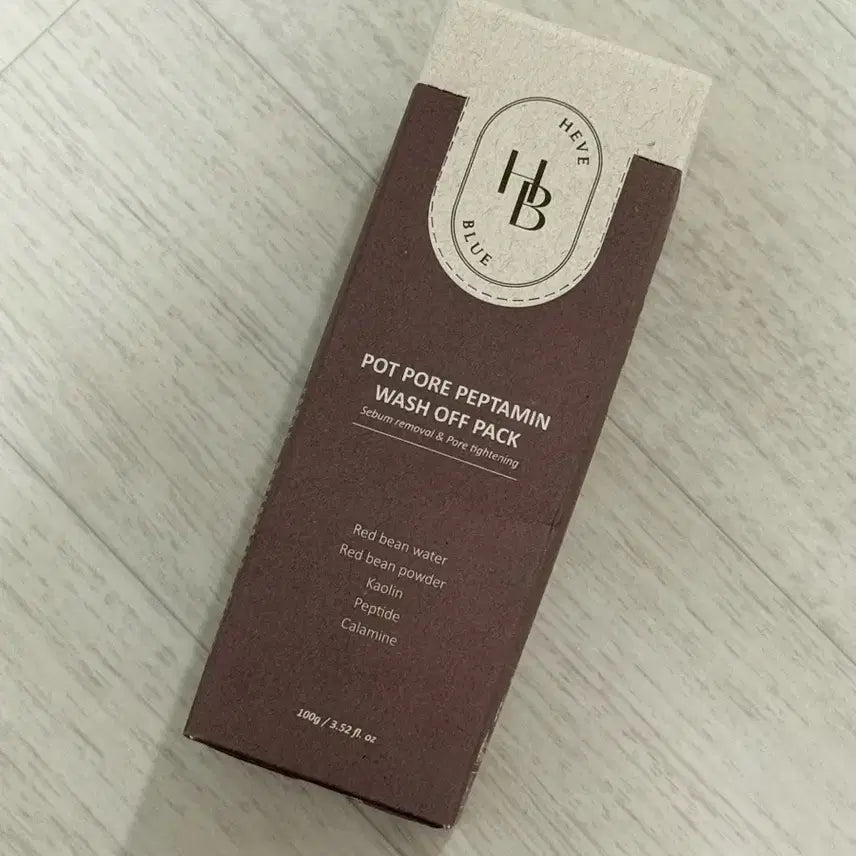 [BUNJANG] Hevblue Red Bean Pore Peptamine Wash Off Pack / 헤브블루 팥 포어 펩타민 워시 오프 팩