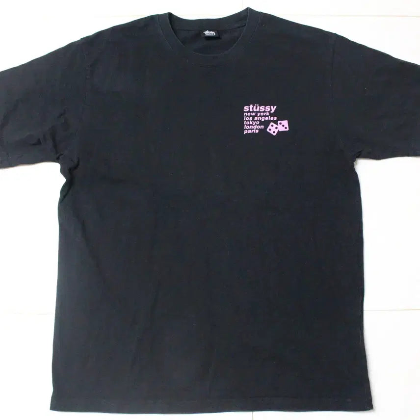 [BUNJANG] Stussy Short Sleeve T-Shirt Black L / 스투시 반팔 블랙 L사이즈