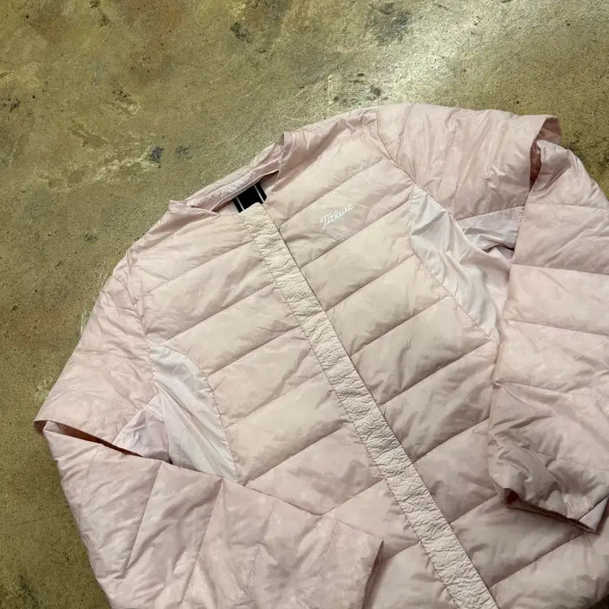[BUNJANG] Titleist Pink Padded Jacket / [정품/M] 타이틀리스트 핑크 패딩 자켓