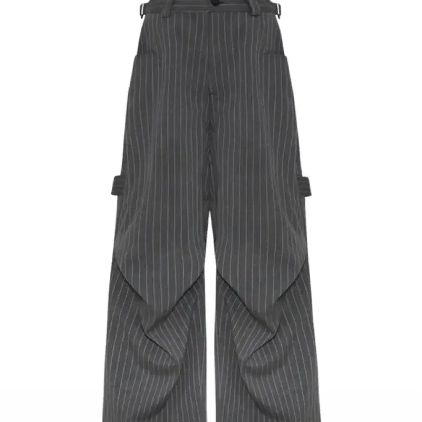[BUNJANG] Kamien 247 All Day Baggy Pants Stripe Grey / [3] 카미엔 247 올 데이 배기 팬츠 스트라이프 그레이