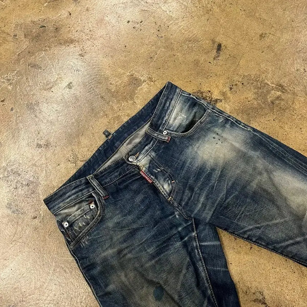 [BUNJANG] DSQUARED2 Washed Denim Jeans / [정품/46] DSQUARED2 디스퀘어드 워싱 데님 청바지