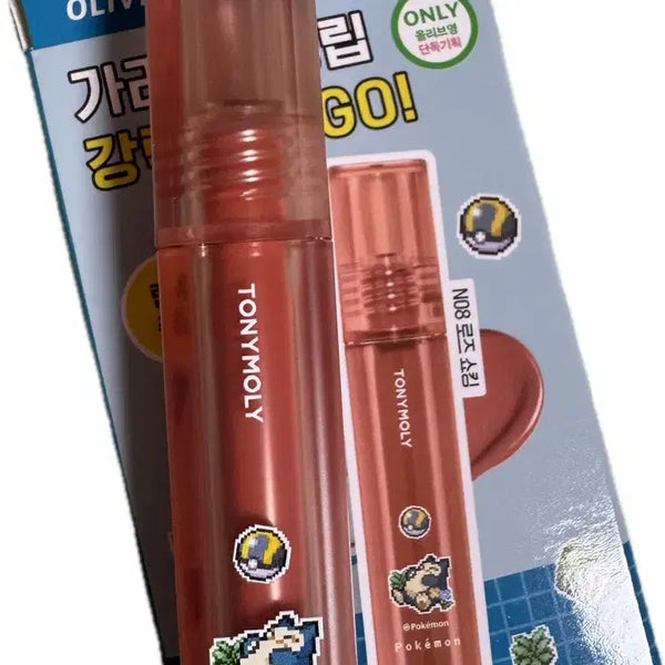 [BUNJANG] Tony Moly Pokemon Lip #08 Rose Shocking / 토니모리 포켓몬 립 N08 로즈쇼킹