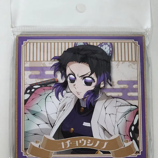 [BUNJANG] Demon Slayer: Mugen Train Arc Shinobu Kocho Wooden Coaster / 극장판 귀멸의 칼날 무한성편 코쵸우 시노부 우드 코스터