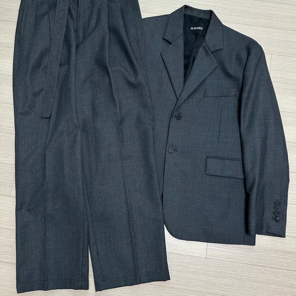 [BUNJANG] Insilence Wool Setup Set - Size S / 인사일런스 울 셋업 S