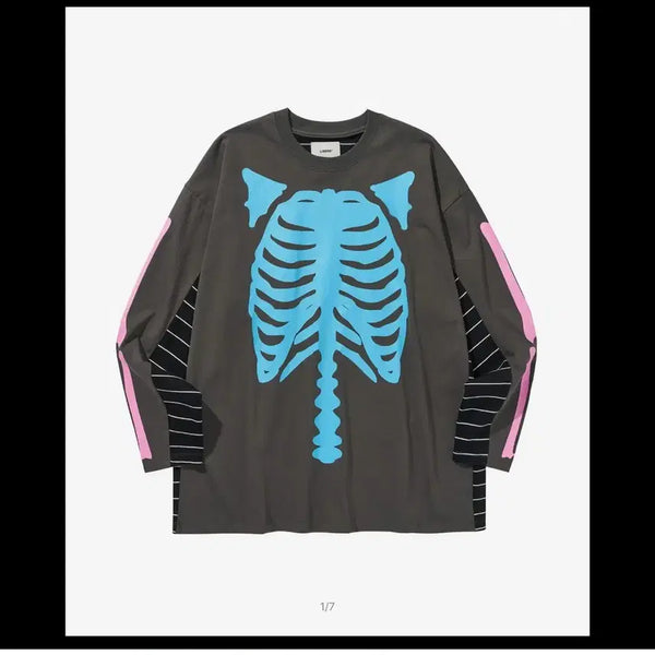 [BUNJANG] Libere PARADOX BONE SLEEVE TEE / 리베레 PARADOX BONE SLEEVE TEE / (미개봉 새상품)