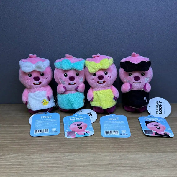 [BUNJANG] Jangmang Luffy Bath Shower Robe Doll Keyring / 재고추가) 잔망루피 목욕 샤워 가운 인형 키링