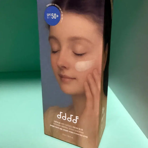 [BUNJANG] Ubald Airy Capsule Fresh Blue Vegan Mineral Sunscreen 50ml / 유비발디 에어리 캡슐 산뜻블루 사계절 무기자차 비건 선크림 50ml