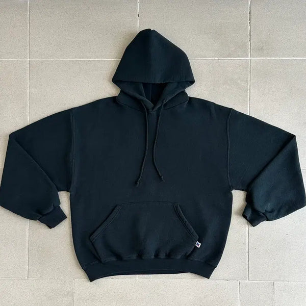 [BUNJANG] Russell Athletic 90s Vintage Black Hoodie L / 90s 빈티지 러셀 후드 블랙 L