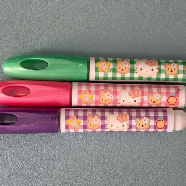 [BUNJANG] Sanrio Hello Kitty Kaohana Solid Highlighter Set / 헬로키티 고전 고체 형광펜 카오하나