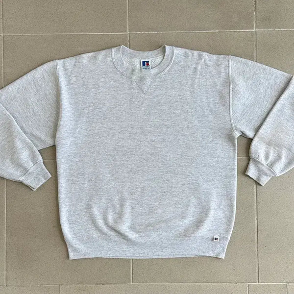 [BUNJANG] 90s Russell Athletic Sweatshirt Bright Grey XL Made in USA / 90s 빈티지 러셀 스웻셔츠 밝은그레이 XL USA