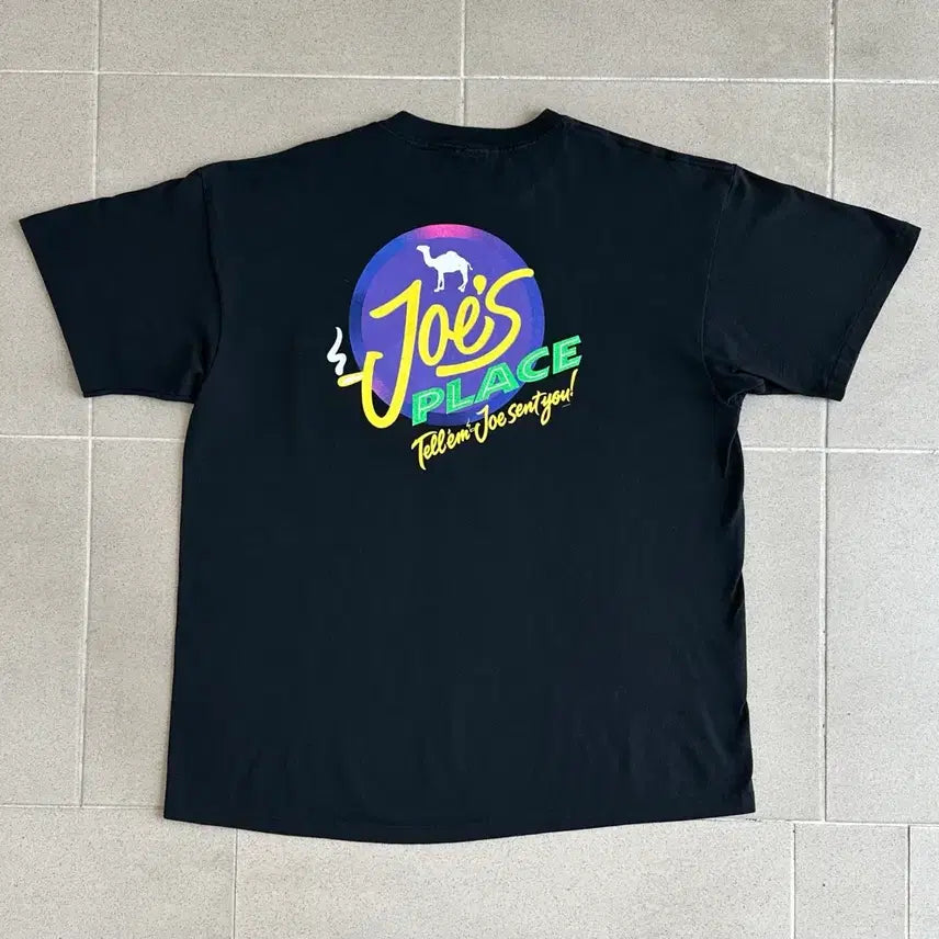 [BUNJANG] 90s Vintage Camel Cigarettes Joe's Place T-Shirt XL / 90s 빈티지 카멜 시가렛 티셔츠 XL Joe's place