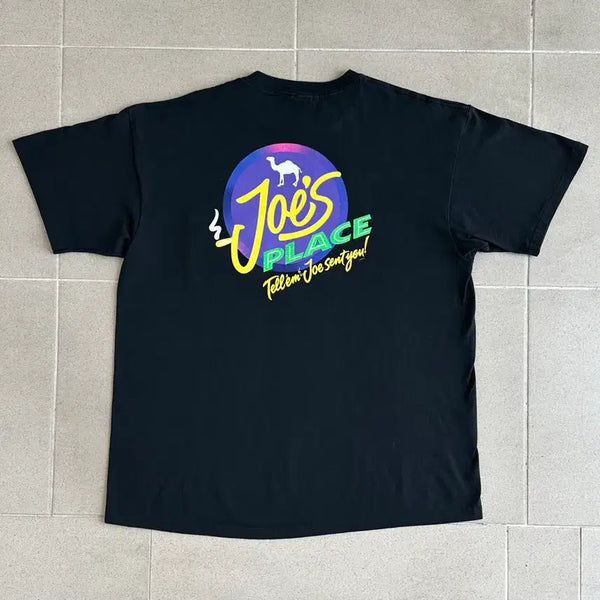 [BUNJANG] 90s Vintage Camel Cigarettes Joe's Place T-Shirt XL / 90s 빈티지 카멜 시가렛 티셔츠 XL Joe's place