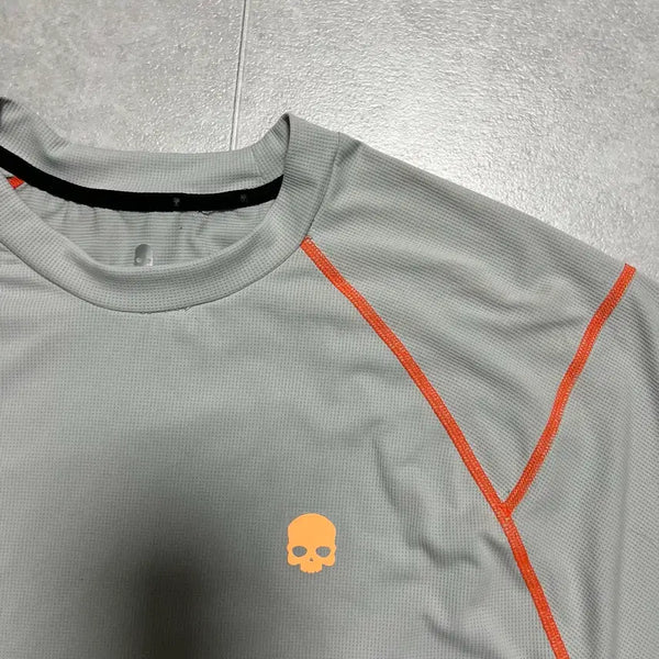 [BUNJANG] Hydrogen Skull Performance Short Sleeve T-Shirt - Grey / [L] 하이드로겐 스컬 기능성 반팔 그레이
