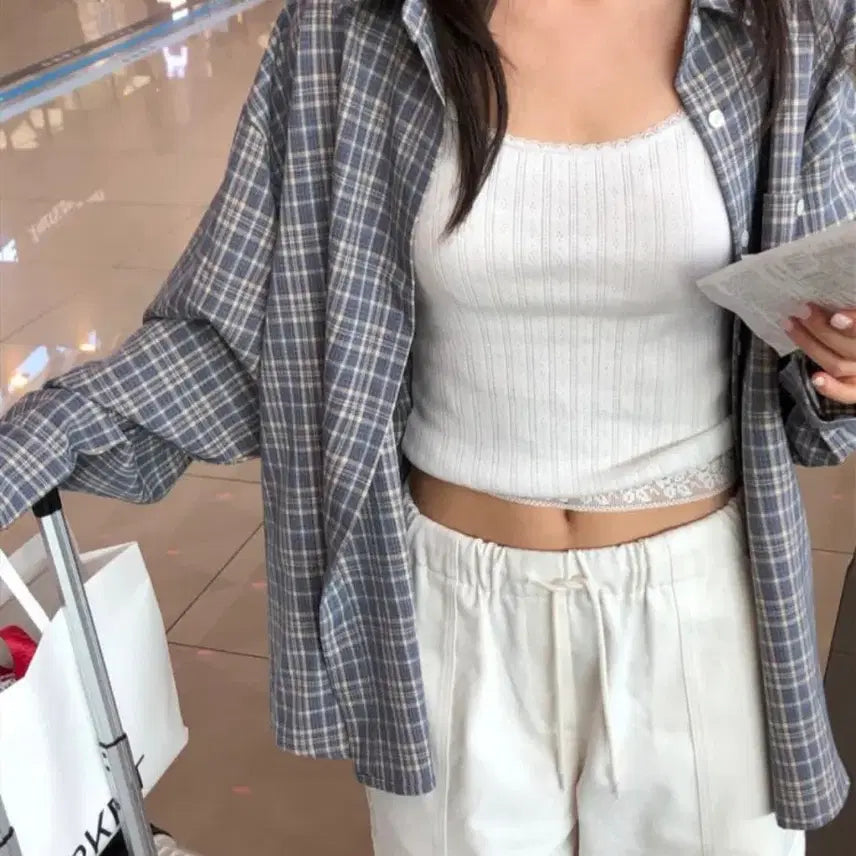 [BUNJANG] Burberry Founders Check Shirt / 파운더스 체크 셔츠