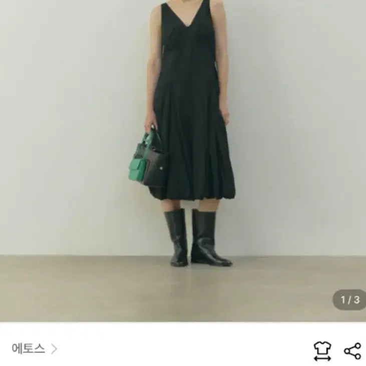 [BUNJANG] Ethos Puppydress Black / 에토스 퍼피드레스 블랙