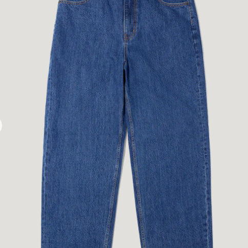 [BUNJANG] Champion Heritage Relaxed Fit Denim Pants Blue Medium / 챔피온 헤리티지 릴렉스핏 데님 팬츠 Blue 미디엄사이즈
