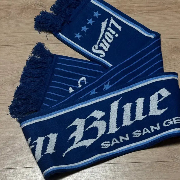 [BUNJANG] Samsung Lions Sansan Gear Muffler (Blue) / 삼성라이온즈 산산기어 머플러 (블루)