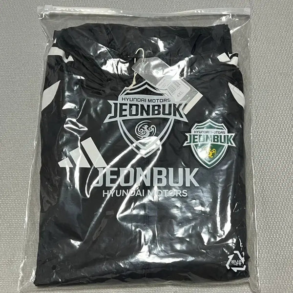 [BUNJANG] Jeonbuk Hyundai Motors JBFC Adidas All Weather Jacket (Black, 4XL) / [4XL] 전북 현대 모터스 JBFC 아디다스 올웨더 자켓 (블랙)