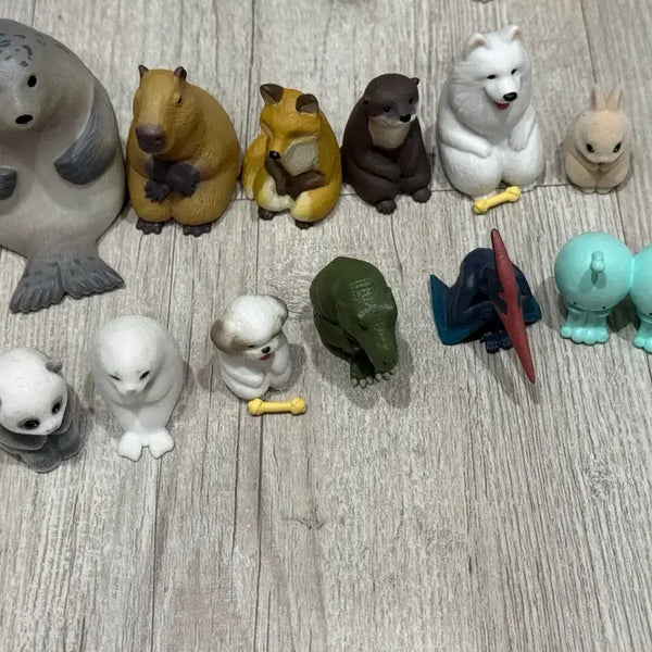 [BUNJANG] Animal "Ma Chi Bok Ke" 12-Piece Set / 동물 마치보케 12종 일괄판매
