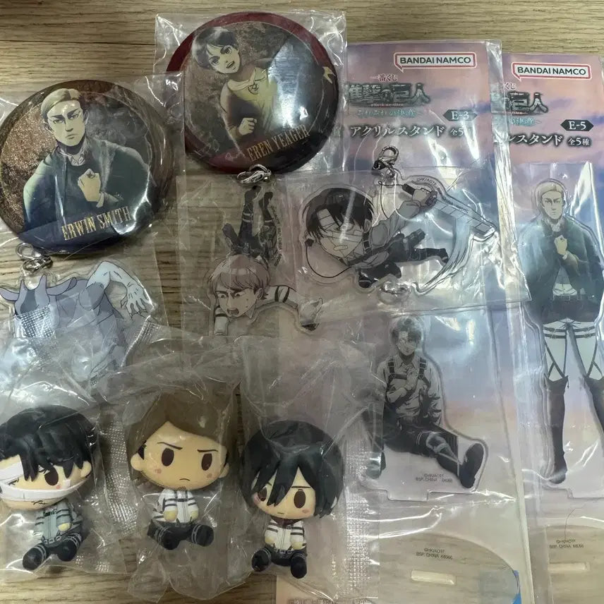 [BUNJANG] Attack on Titan Chokonokko Acrylic Stand Bundle Set / 진격의거인 하위상 일괄 초코노코 아크릴스탠드