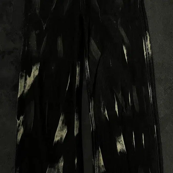 [BUNJANG] Flavorism Black Denim Washed Pants (M) / FLAVORISM(플레이버리즘) 블랙 데님 워싱 팬츠 M