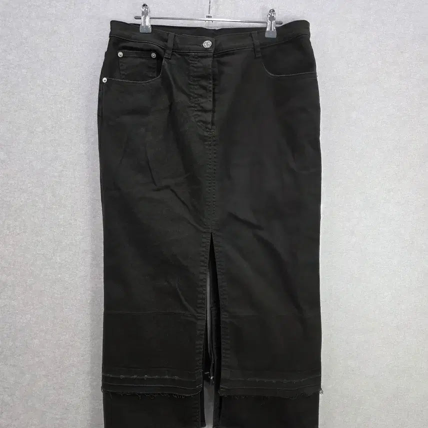 [BUNJANG] N°21 Numero Ventuno Front Slit Cotton Long Skirt / N21 누메로벤투노 프론트 슬릿 코튼 롱 스커트 GILMAR