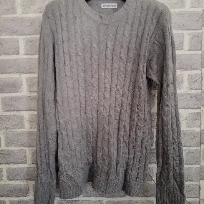 [BUNJANG] Nesty Palm NP Studio Cable Knit Sweater M / 네스티팜 엔피스튜디오 케이블니트M/알뜰한여우