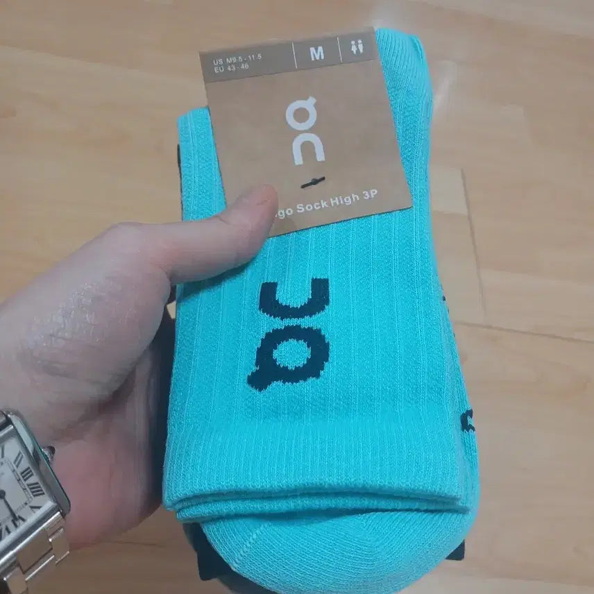 [BUNJANG] On Running Logo Socks High - M (Men's) / (새상품) 온러닝 로고 삭스 하이 M (남성용)