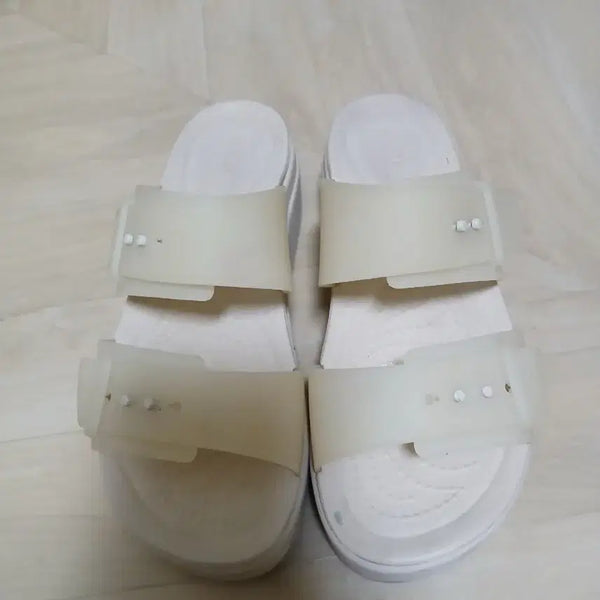 [BUNJANG] Crocs LightRider White Sandals / 크록스 라이트라이더 화이트 샌들 230