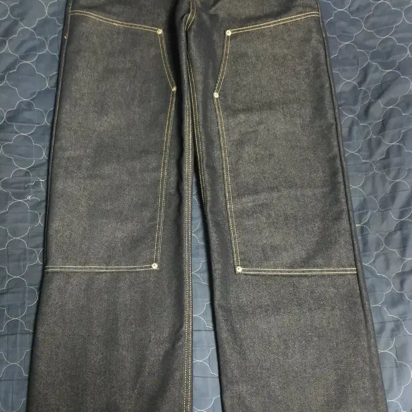 [BUNJANG] La Malle Maison Double Knee Carpenter Denim Work Pants (L) / (품절) 라멀마메종 더블니 카펜터 데님 워크팬츠 (L)