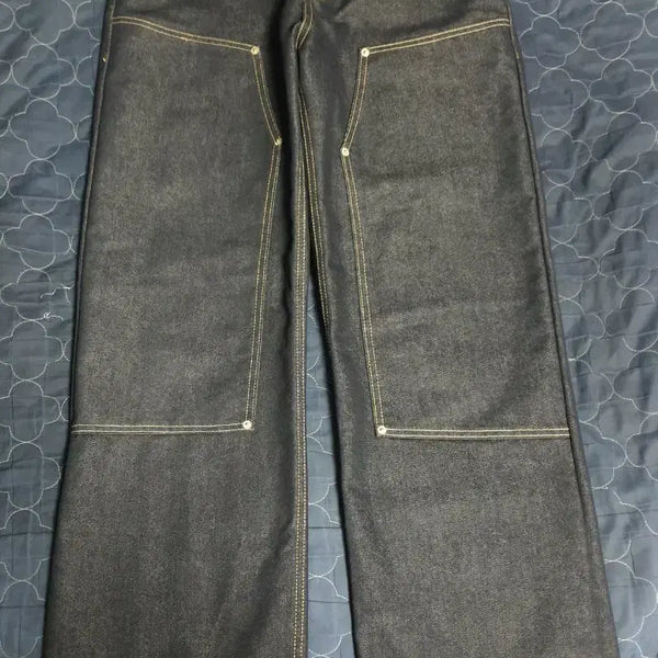 [BUNJANG] La Malle Maison Double Knee Carpenter Denim Work Pants (L) / (품절) 라멀마메종 더블니 카펜터 데님 워크팬츠 (L)