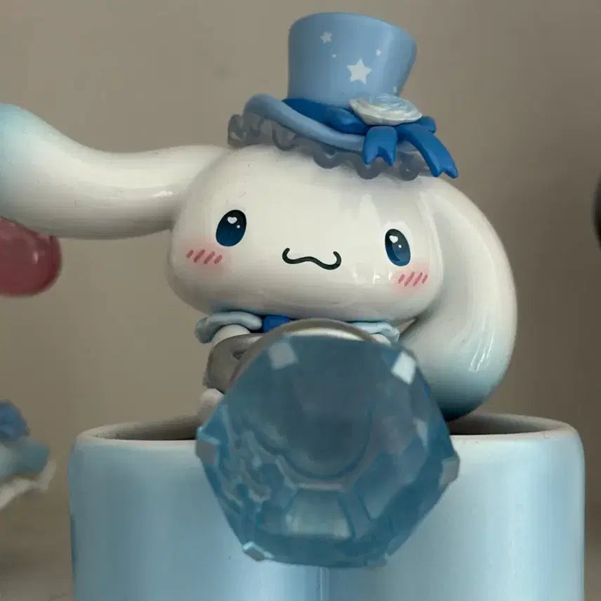 [BUNJANG] Sanrio Cinnamoroll Romantic Wedding Figure Keychain / 산리오 탑토이 시나모롤 로맨틱 웨딩 피규어 키링 미니소