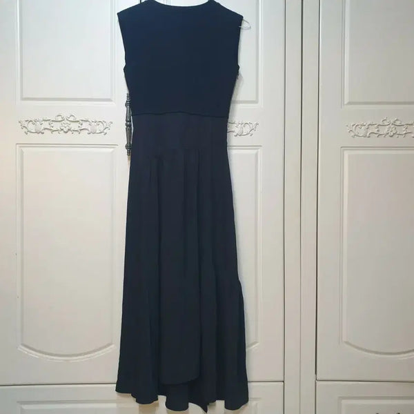 [BUNJANG] Voice of Voice Black Sleeveless Maxi Dress / 보이스어브보이스 블랙 민소매 롱 원피스