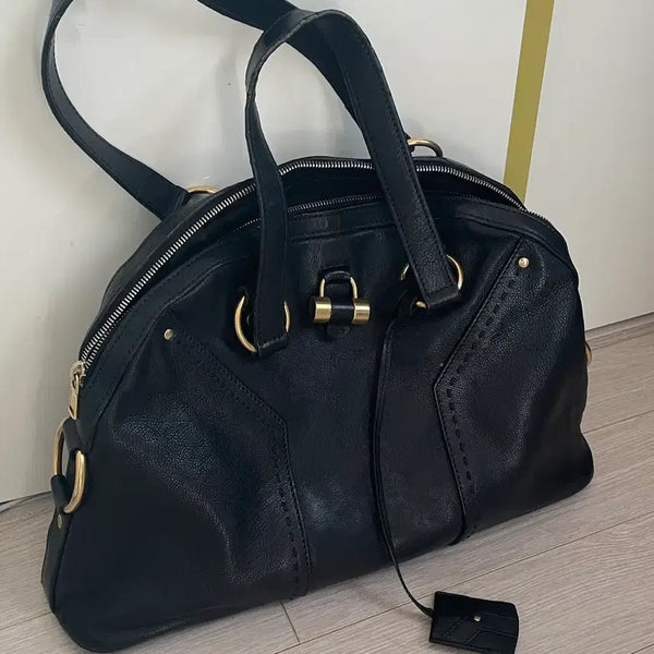 [BUNJANG] Saint Laurent Muse Bag Black Leather Handbag / 생로랑 뮤즈백 블랙