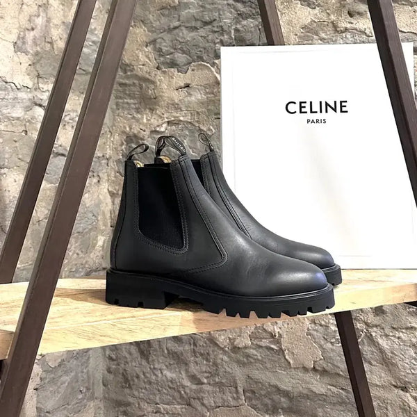[BUNJANG] Celine Margaret Chelsea Boots Black / 셀린느 마가렛 첼시 부츠 블랙 42.5