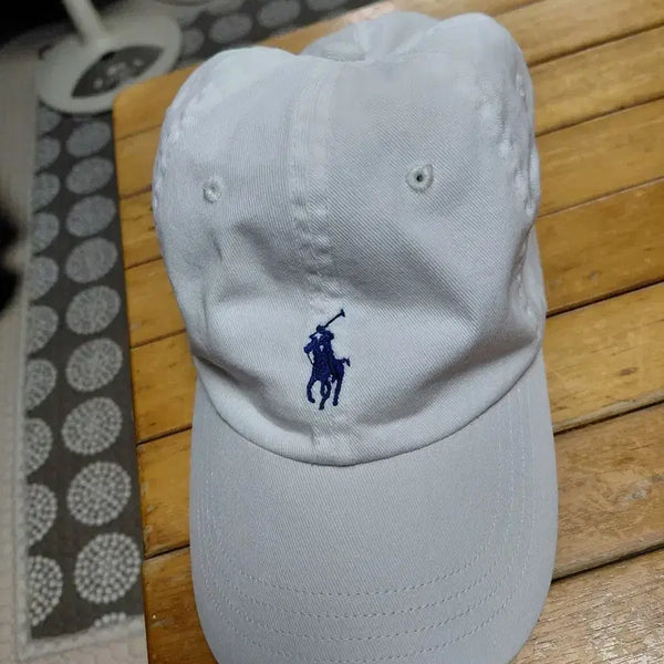 [BUNJANG] Polo Ralph Lauren White Cotton Twill Baseball Cap / 폴로 랄프로렌 화이트 볼캡