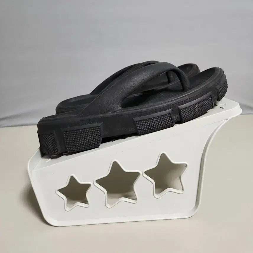 [BUNJANG] Black Lightweight Flip-Flop Slippers / 블랙 경량 쪼리 슬리퍼