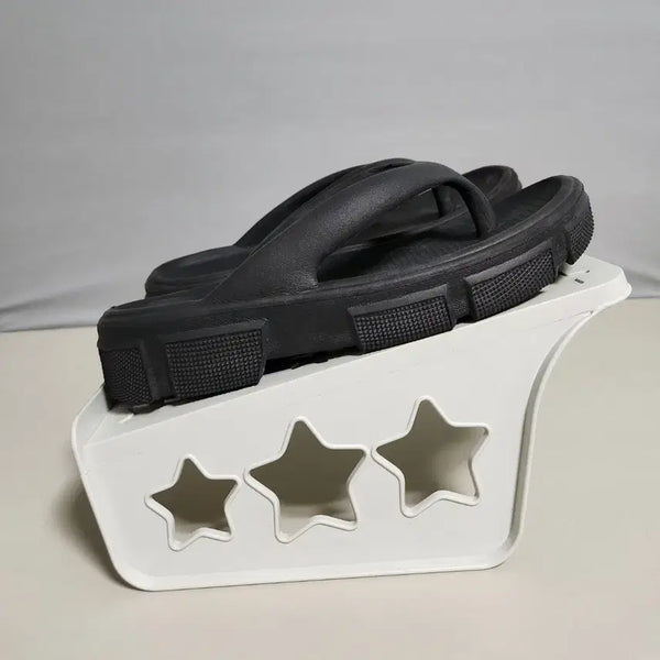 [BUNJANG] Black Lightweight Flip-Flop Slippers / 블랙 경량 쪼리 슬리퍼