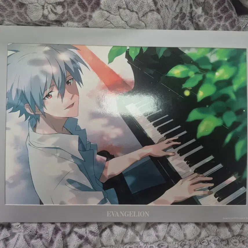 [BUNJANG] Evangelion Kaworu Ichiban Kuji F Prize Framed Art / 에반게리온 카오루 제일복권 F상
