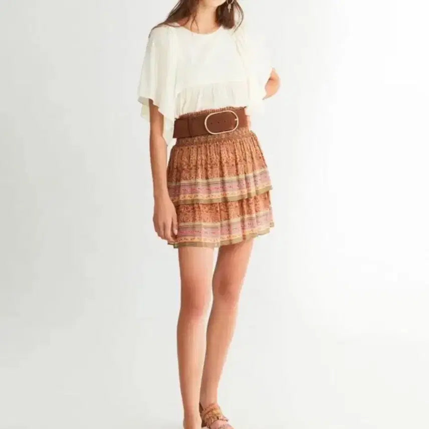 [BUNJANG] Vanessa Bruno Ethnic Banding Skirt M / 55 66 새상품 바네사브루노 정가54만 에스닉 밴딩 스커트 치마 오브제