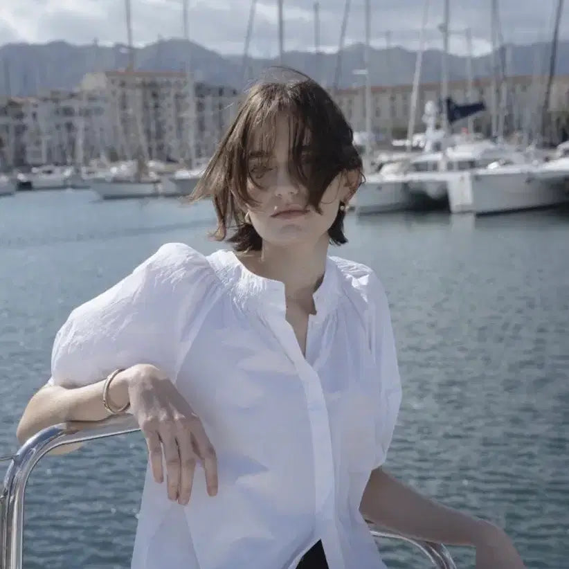 [BUNJANG] Yumer Violla Balloon Blouse / 유메르 비올라 벌룬 블라우스