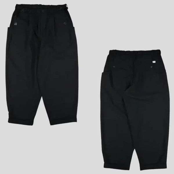 [BUNJANG] F/CE. Black Side-cinch Roll-up Balloon Fit Tactical Trousers / F/CE 에프씨이 JP 블랙 사이드신치 롤업 벌룬핏 택티컬 트라우저 슬랙