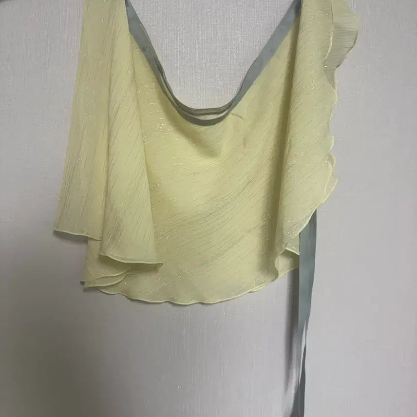 [BUNJANG] Minyong Ballet A-Line Wrap Skirt Lemon / 미뇽발레 랩스커트