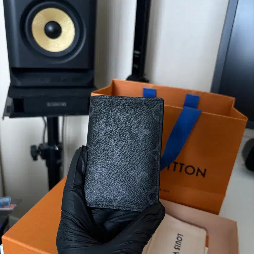 [BUNJANG] Louis Vuitton Monogram Eclipse Pocket Organizer Full Set / 루이비통 포켓 오거나이저 모노그램 이클립스 풀세트