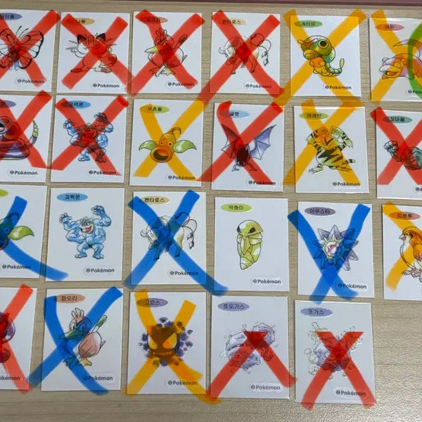 [BUNJANG] 30th Anniversary Pokemon Stickers / 30주년기념 포켓몬띠부씰판매