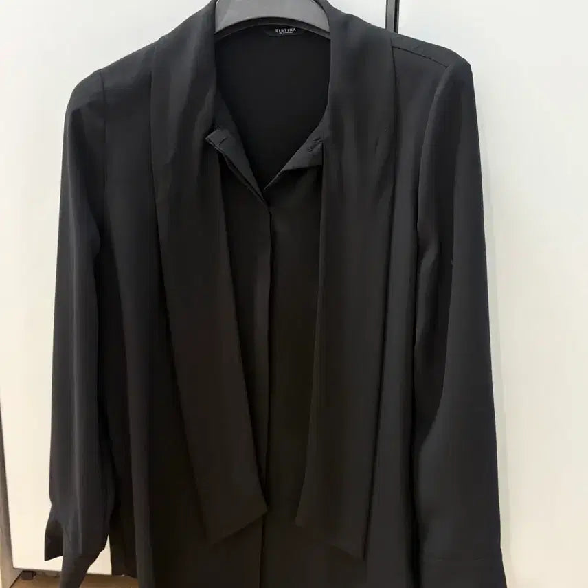 [BUNJANG] Sistina Women's Tie Blouse - Size 55 / (새상품) 시스티나 여성 타이 블라우스 55