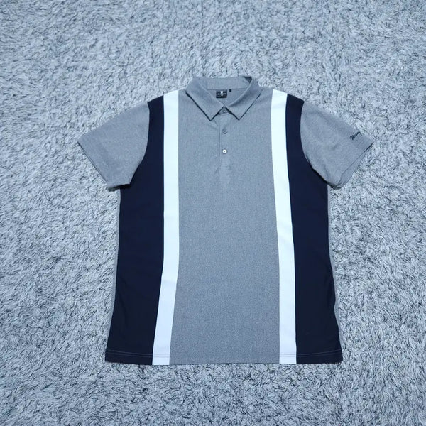 [BUNJANG] WAAC Men's Cool Fabric Short-Sleeve Polo Shirt / 와이드앵글)105 남자 쿨원단 반팔카라티 / 왕눈이샵