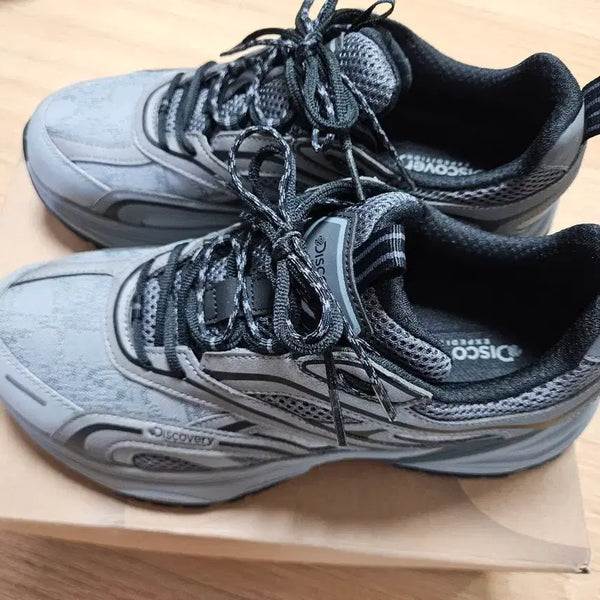 [BUNJANG] Discovery Expedition Gray Sneakers / 디스커버리 익스페디션 운동화 회색