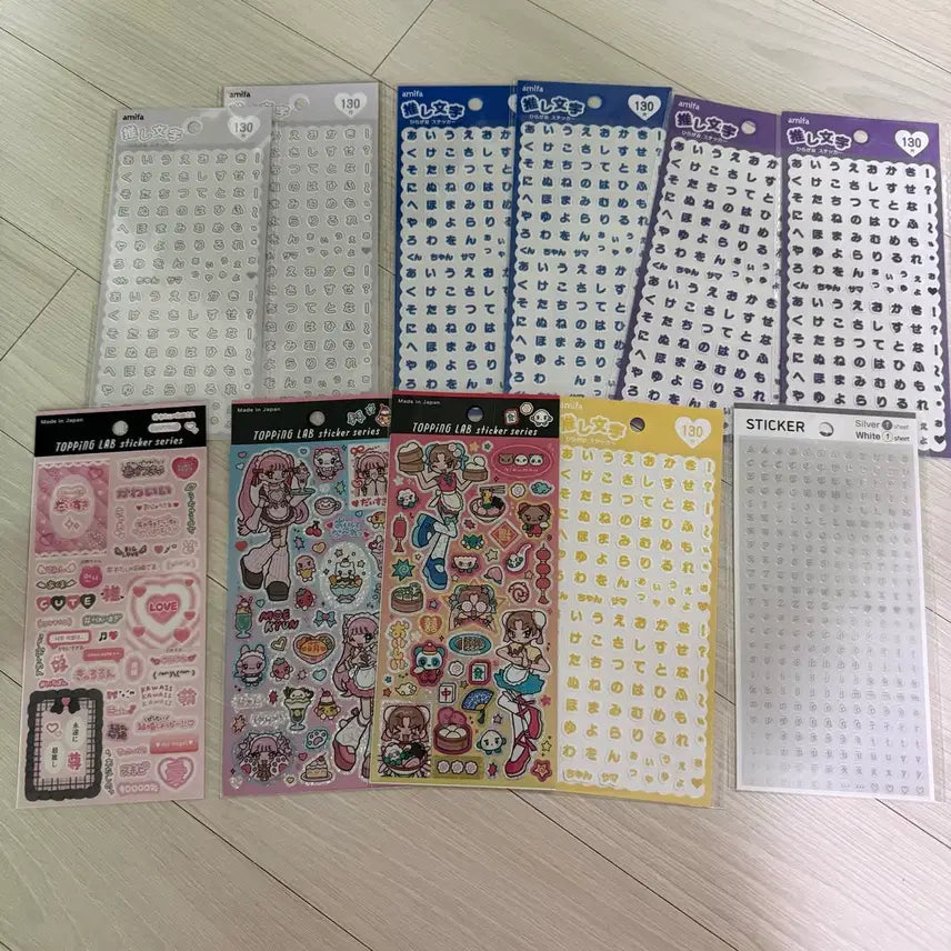 [BUNJANG] Japanese Sticker Bundle Set / 일본 스티커 일괄 판매